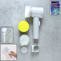 B Grade 5 In 1 Electric Cleaning Spin Brush With Multiple Replaceable Heads