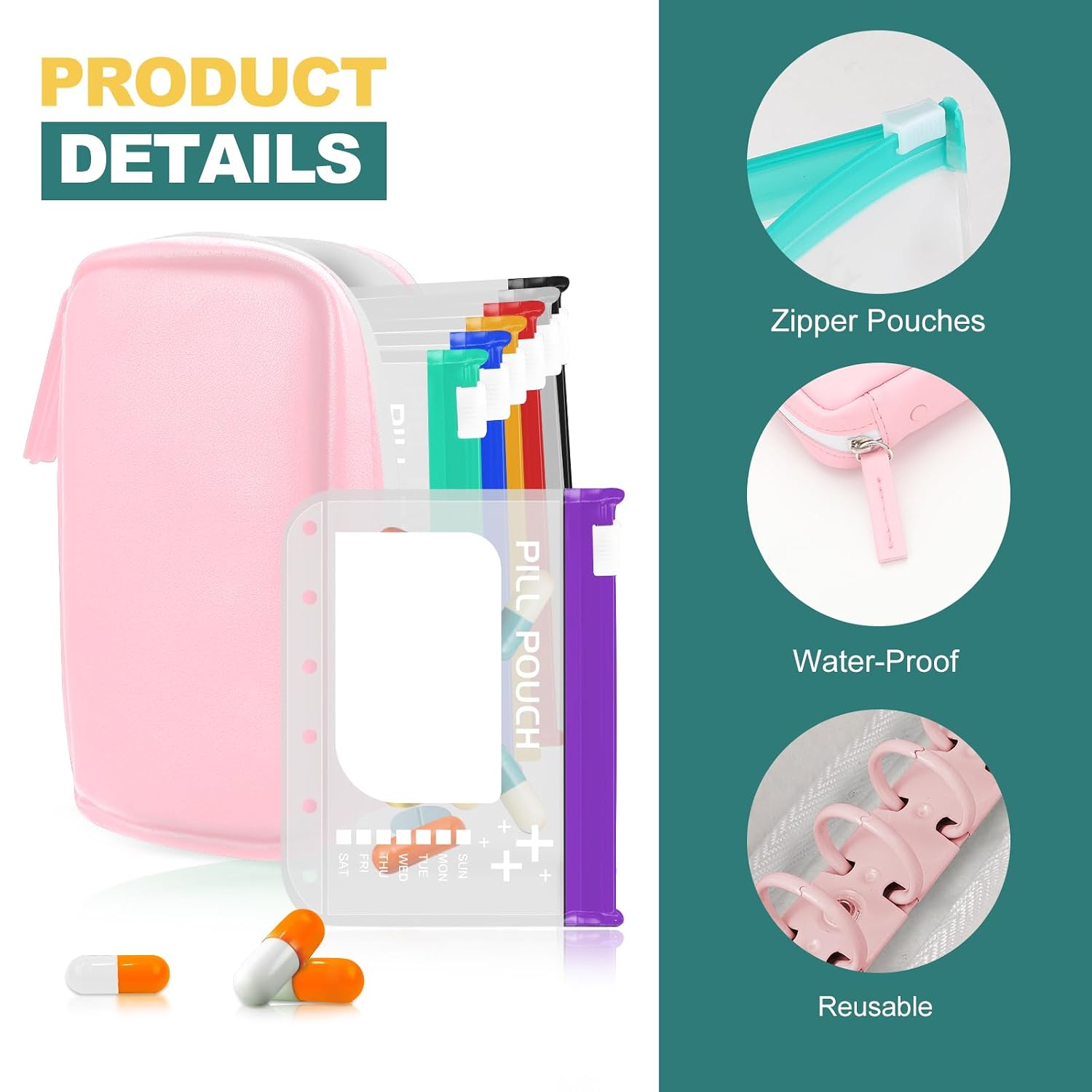 Water-Proof Pill Pouch