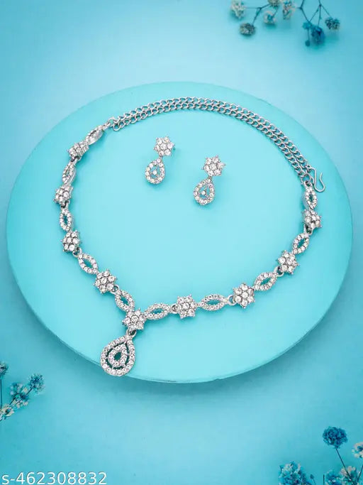 Silver Necklace Set