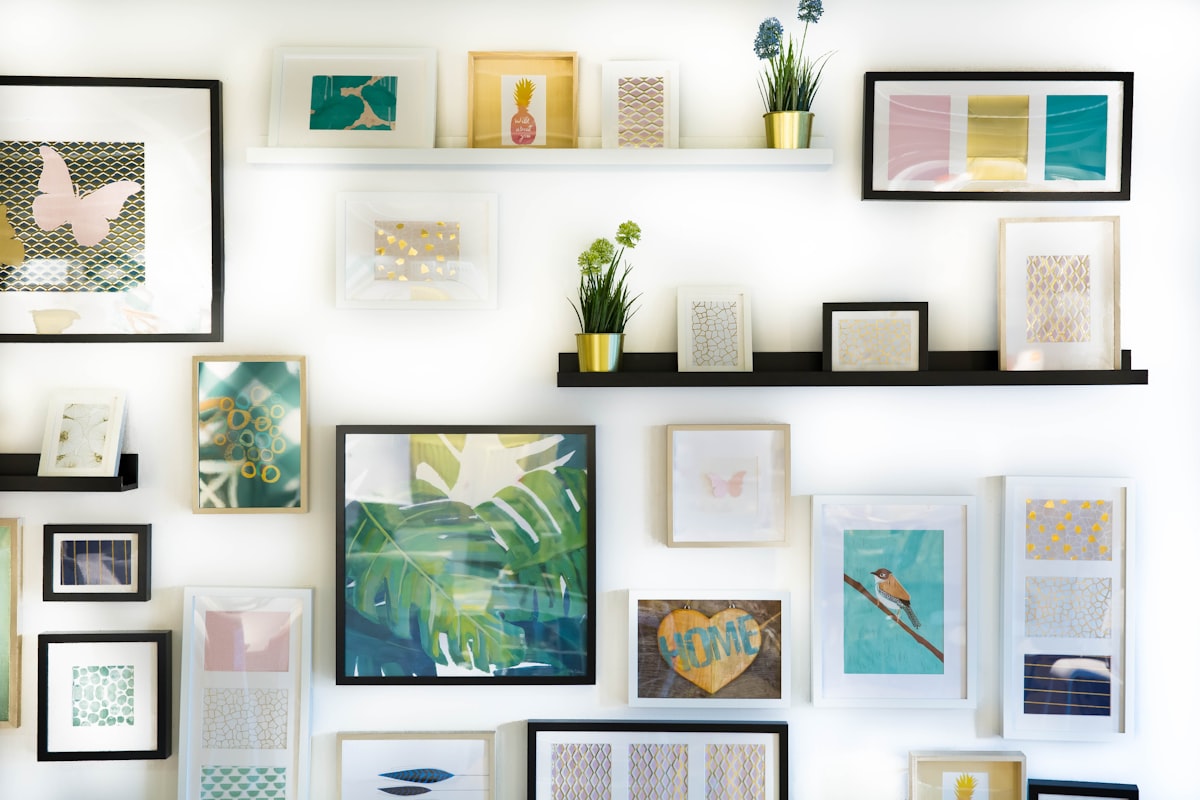 Abstract Beige Wall Art