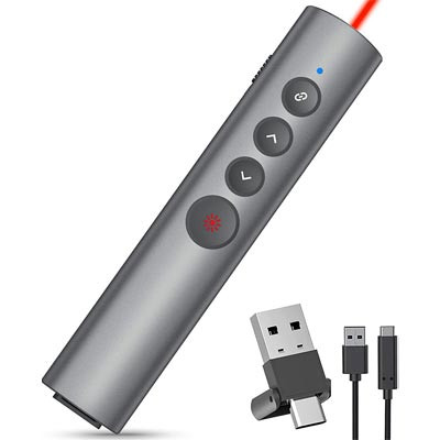 MIPREZT Rechargeable Presentation Clicker for Powerpoint,