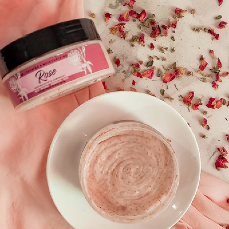 Rose Body Polish Creamy Body Scrub-150 ml